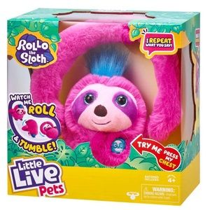 Sold Live Pets New Rollo the Sloth Talking Toy Ages 4+